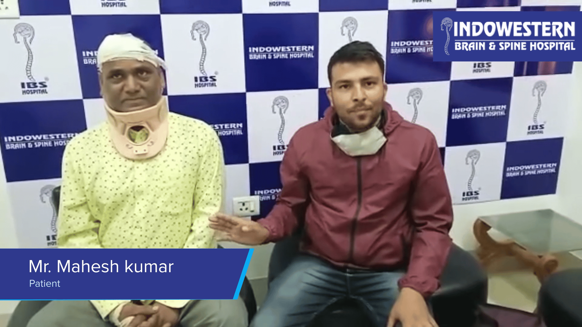Patient Mahesh Kumar (Spine Surgery) - IBS Hospital